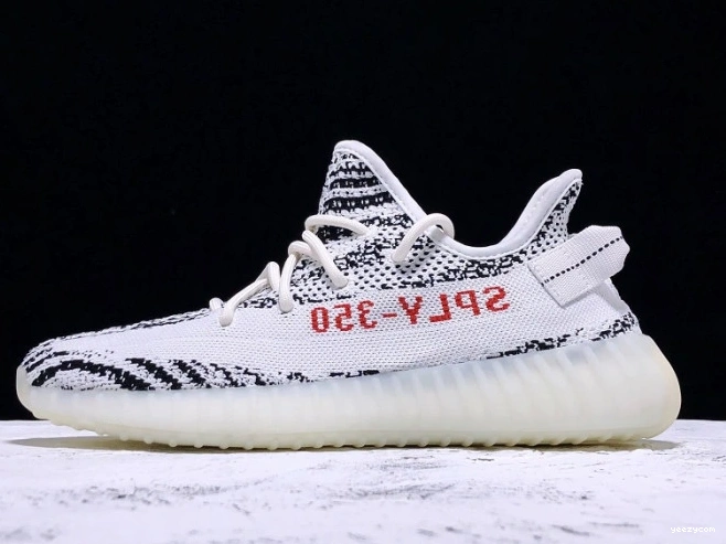 Yeezy CP9654 Black V2 White Boost Adidas 350 Zebra 0710